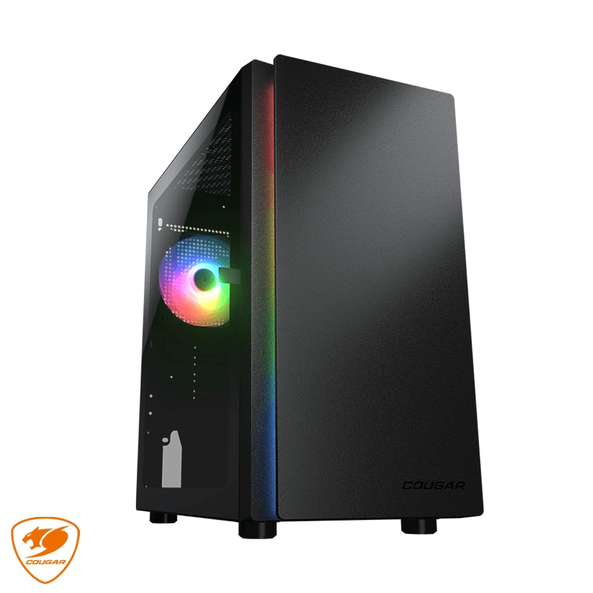 Case Cougar Purity Matx Vidrio Templado Rgb Negro Quito Ecuador