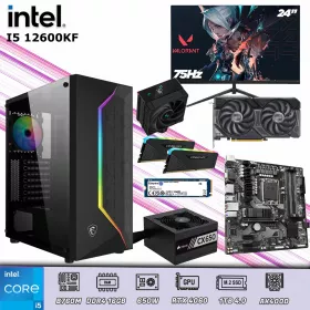 PC Gamer Intel I5 12600KF | 16GB DDR4 | 1TB 4.0 | RTX 4060 8GB | MONITOR 24 75Hz