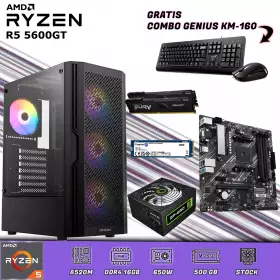 CPU Gamer Ryzen 5 5600GT | 16GB DDR4 | SSD 500GB M.2