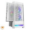 Case Cougar AIRFACE ATX Vidrio templado RGB Blanco / 3 ventiladores