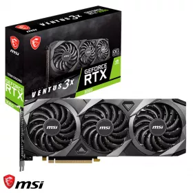 Tarjeta de Video RTX 3060 MSI Ventus 3X 12Gb GDDR6 OC