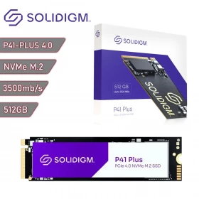 Disco sólido SSD M.2 NVMe Solidigm P41 Plus 512Gb Gen4 3500Mb/s