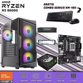 CPU Gamer Ryzen 5 8600G | 16GB DDR5 | SSD 500GB M.2