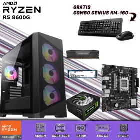 CPU Gamer Ryzen 5 8600G | 16GB DDR5 | SSD 500GB M.2