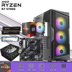 CPU Gamer Ryzen 7 5700G | 16GB DDR4 | 500 M.2