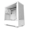 Case NZXT H5 Flow / Vidrio templado / 2 ventiladores / Blanco