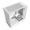 Case NZXT H5 Flow / Vidrio templado / 2 ventiladores / Blanco