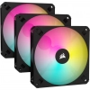 Ventiladores KIT 3 en 1 Corsair AR120 RGB adapatador ARGB Negros