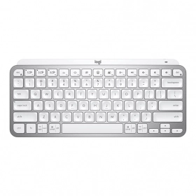 Teclado Logitech inalámbrico MX KEYS Mini Gris pálido/ Español