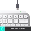 Teclado Logitech inalámbrico MX KEYS Mini Gris pálido/ Español