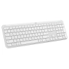 Teclado Logitech inalámbrico Signature Slim K950 Español Blanco