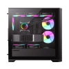 Case Gamemax Destroyer MB M-ATX Mesh/ Vidrio templado/4 ventiladores