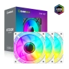 Ventiladores KIT 3 en 1 Gamemax KF300R ARGB Blanco