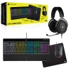 Combo Corsair Gamer Teclado/ Headset/ Mouse/ MousePad