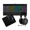 Combo Corsair Gamer Teclado/ Headset/ Mouse/ MousePad