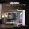 Case Corsair 2500X / Doble Camara /Vidrio templado/ M-ATX/ Blanco