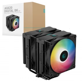 Cooler de aire DeepCool AG620-Digital LED ARGB Negro