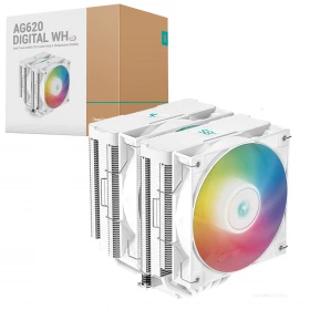Cooler de aire DeepCool AG620-Digital LED ARGB Blanco