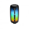 Parlante JBL Pulse 5 Bluetooth portatil IP67 Negro Luces