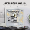 Case Corsair iCUE Link 3500X RGB Vidrio templado 3 ventiladores Blanco