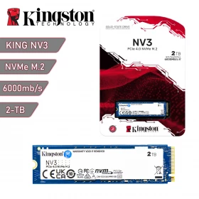 Disco sólido SSD M.2 NVMe Kingston NV3 2Tb Gen4 6000Mb/s