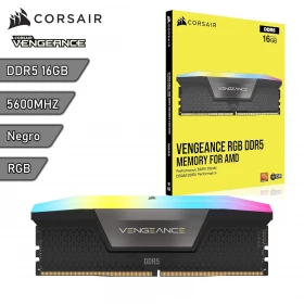 Memoria RAM DDR5 Corsair Vengeance 16Gb 5600Mhz RGB