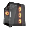 Case Cougar FV150 RGB ATX Vidrio templado Negro / 4 ventiladores