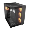 Case Cougar FV150 RGB ATX Vidrio templado Negro / 4 ventiladores