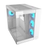 Case Cougar FV150 RGB ATX Vidrio templado Blanco / 4 ventiladores