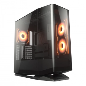 Case Cougar FV270 RGB E-ATX Vidrio templado Negro / 4 ventiladores