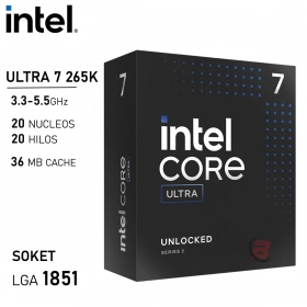 Procesador Intel Core Ultra 7 265K 3.3/5.5GHz 20 Nucleos LGA1851