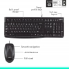 Combo de teclado y mouse Logitech MK120 USB Español