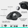 Mouse Logitech MX Ergo S Trackball Wireless / Bluetooth Óptico