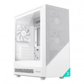 Case Gamemax Focus MB M-ATX Mesh/ Vidrio templado/ 3 ventiladores Blanco