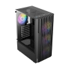 Case Antec AX22 Elite / Vidrio templado / Sim.RGB / 4 ventiladores