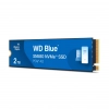 Disco sólido SSD M.2 NVMe Western Digital Blue SN580 2Tb Gen4x4 4150Mb