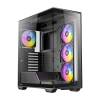 Case Antec C3 Vidrio templado ARGB 4 ventiladores Negro