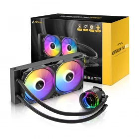 Cooler Refrigeración Líquida Antec Vortex Lum 240mm RGB Negro