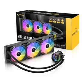 Cooler Refrigeración Líquida Antec Vortex Lum 360mm RGB Negro