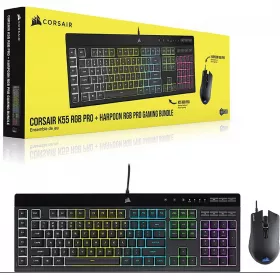 Combo Corsair Teclado K55 + Mouse Harpoon