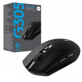 Mouse Logitech G305 Wireless Lightspeed 12K DPI negro