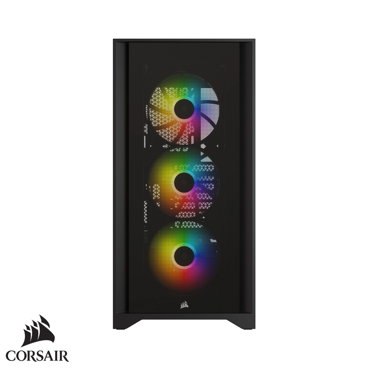 Corsair iCUE 4000X RGB Cristal Templado USB 3.1 RGB Negro