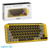 Teclado Logitech Mecánico POP KEYS Wireless Amarillo