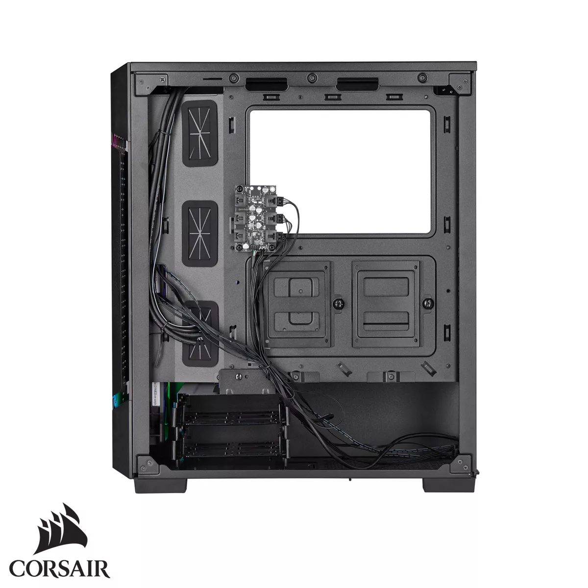 Case Corsair Icue T Airflow Rgb Vidrio Templado Negro