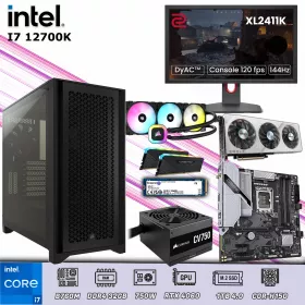 PC Gamer Intel I7 12700KF | 32GB DDR4 | 1TB 4.0 | RTX 4060 | Monitor 24 144Hz