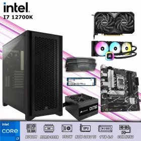 CPU Gamer Intel Core i7 12700K | 32GB DDR5 | 1TB 4.0 | RTX 4060 TI 8GB