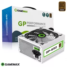 Fuente de poder 650W Gamemax GP-650 80+ Bronce Blanca